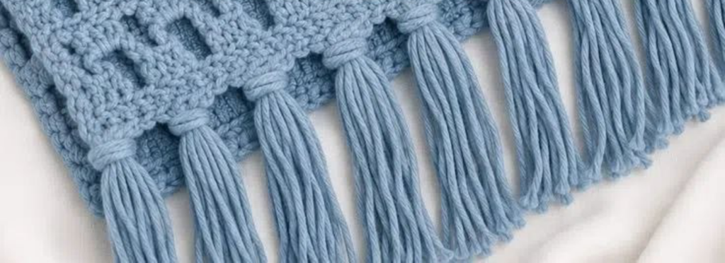 Blue Lace Wrap Crochet Chart