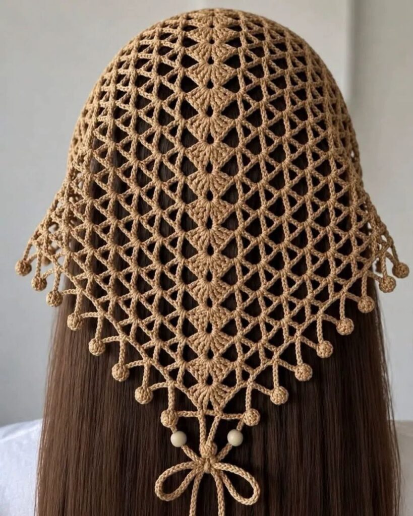 Staggered V-Stitch Crochet Chart — English PDF