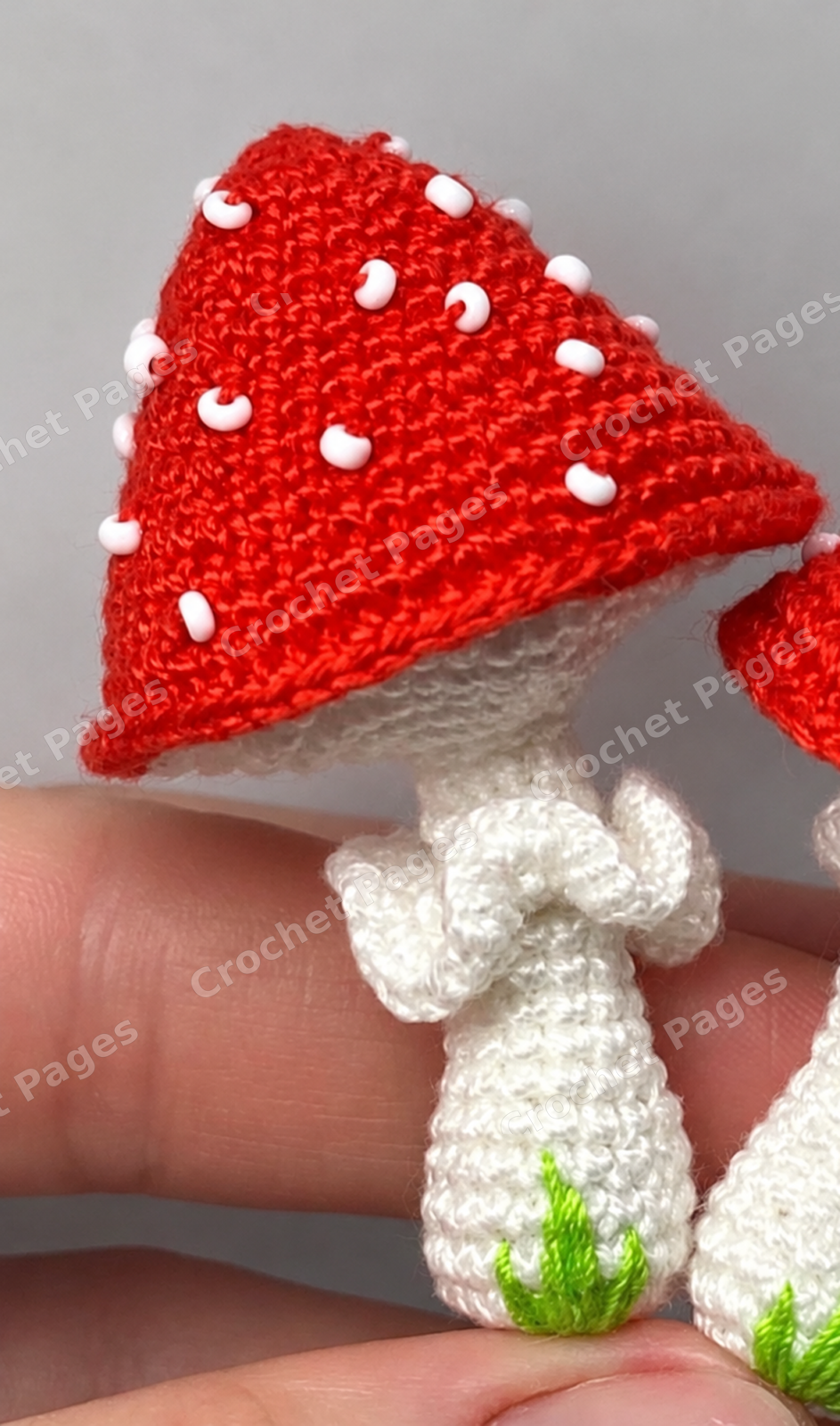 Little Toadstool crochet project, gallery view 2