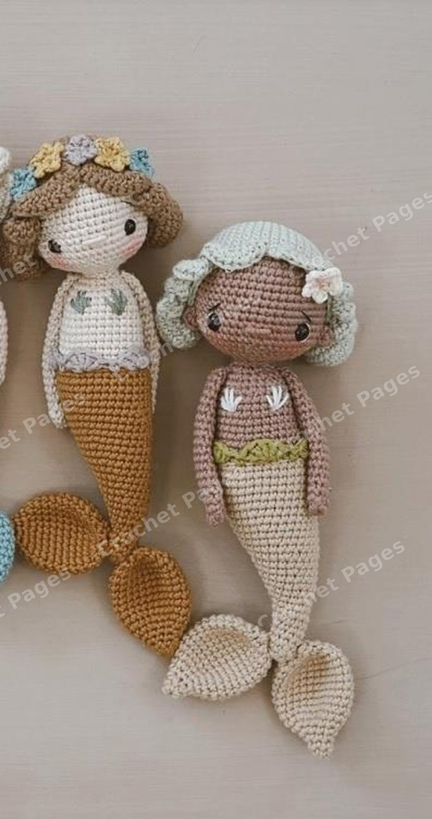 Mermaids crochet project, gallery view 3