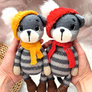 Kitty crochet project shown in the pattern preview