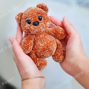 Tiny Bear crochet project shown in the pattern preview